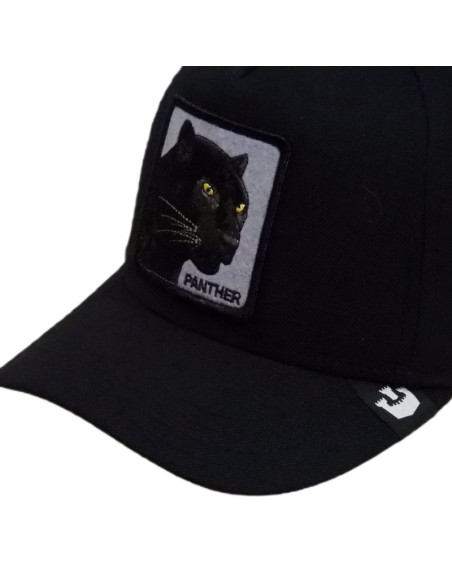 Czapka z daszkiem goorin bros. panther field black snapback - 101-1450-blk