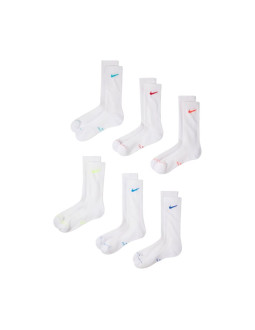 Skarpety nike everyday elevated 6 par białe hq8021 906