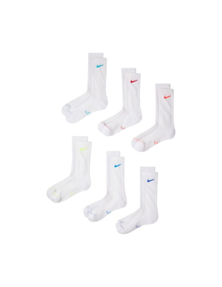 Skarpety nike everyday elevated 6 par białe hq8021 906