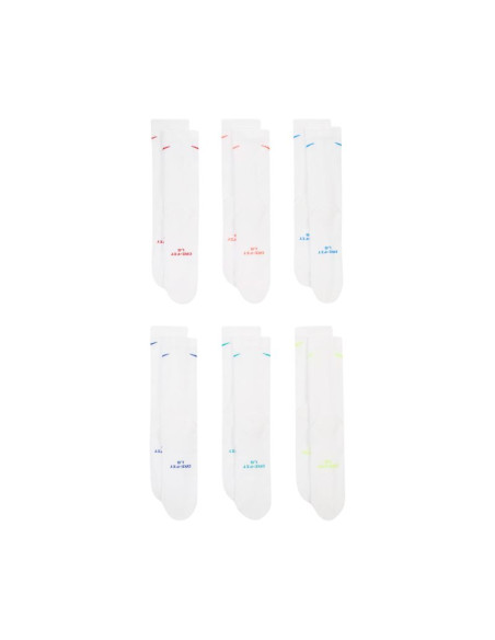 Skarpety nike everyday elevated 6 par białe hq8021 906