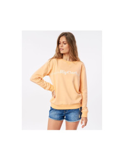 Bluza rip curl re-entry crew - jasny pomarańczowy