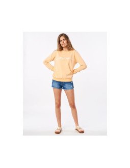 Bluza rip curl re-entry crew - jasny pomarańczowy 2