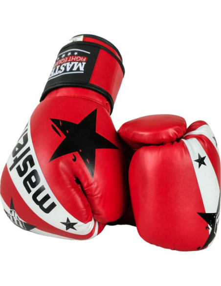 Rękawice bokserskie rpu-star 12 oz czerwone