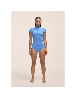 Dół od kostiumu casall high waist bikini brief niebieski 2