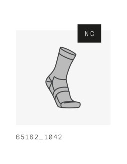 Skarpety rowerowe poc cadence road long sock szare