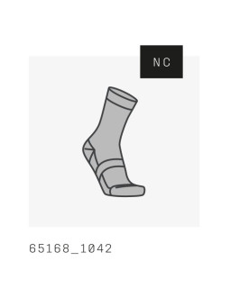 Skarpety rowerowe poc motion mtb long sock szare