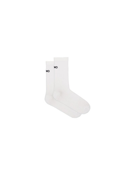 Skarpety rowerowe poc cadence road long socks biały