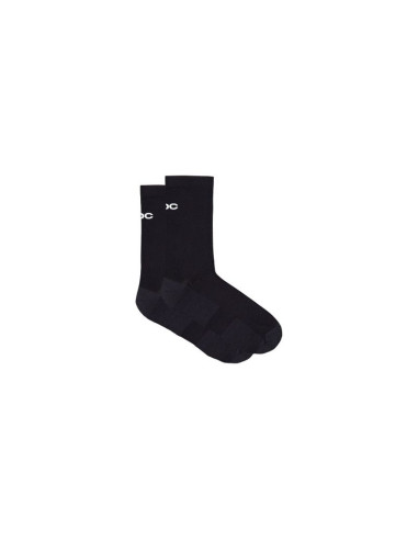 Skarpety rowerowe poc motion mtb long socks czarny