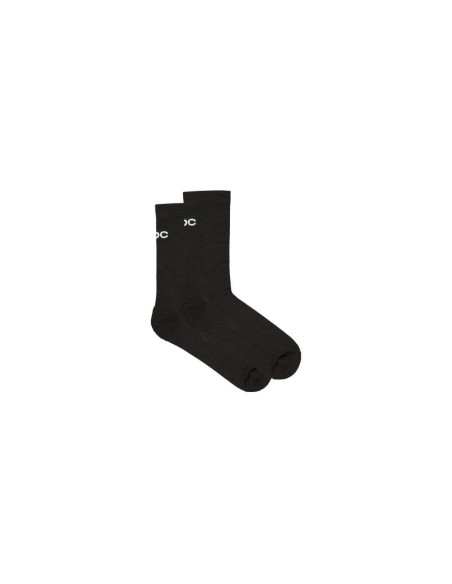 Skarpety rowerowe poc cadence road thermal socks czarny