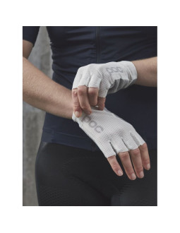 Rękawice rowerowe poc agile short glove - biały 2
