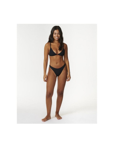 Majtki kąpielowe rip curl premium surf hi leg skimpy czarne