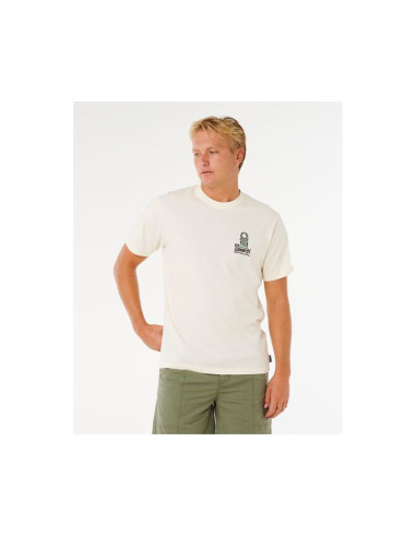 Koszulka męska rip curl vaporcool search stack tee biała