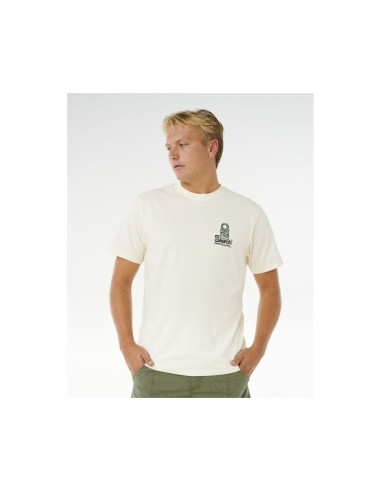 Koszulka męska rip curl vaporcool search stack tee biała