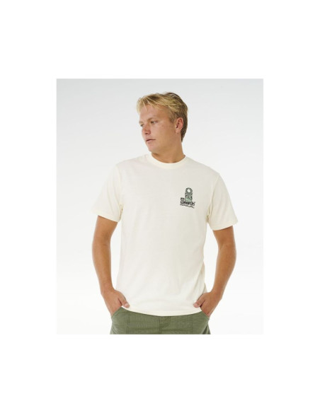 Koszulka męska rip curl vaporcool search stack tee biała
