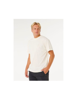 Koszulka męska rip curl search embroidery tee biała 2