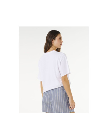 Koszulka damska rip curl poolside heritage tee biała