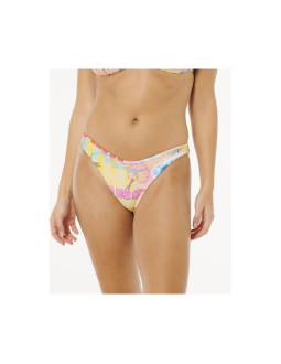 Dół od bikini damski rip curl hotel malibu hi leg cheeky multikolor