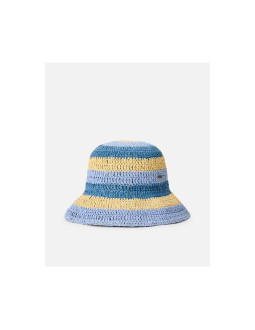 Kapelusz damski rip curl crochet bucket hat niebieski