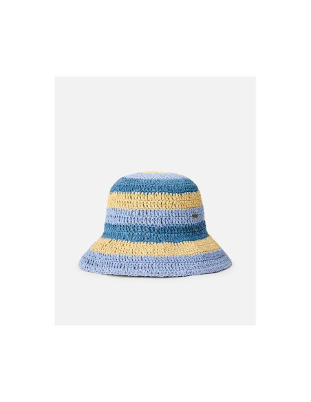 Kapelusz damski rip curl crochet bucket hat niebieski
