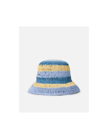 Kapelusz damski rip curl crochet bucket hat niebieski