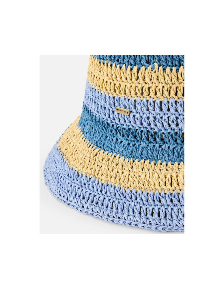 Kapelusz damski rip curl crochet bucket hat niebieski