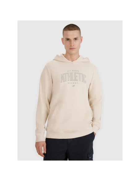 Bluza dresowa nierozpinana z kapturem męska 4f 4frss25tswsm2201-12s