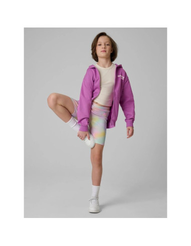 Bluza dresowa loose z kapturem dziewczęca 4f 4fjrss26tswsf2902-51s