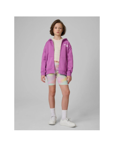 Bluza dresowa loose z kapturem dziewczęca 4f 4fjrss26tswsf2902-51s
