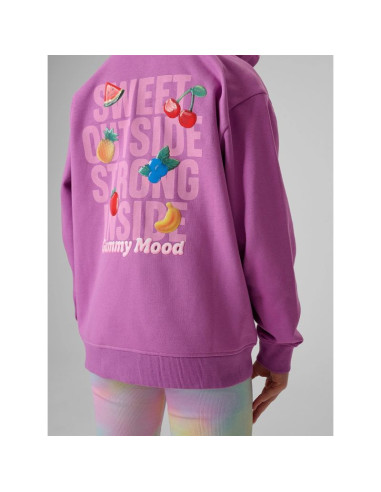 Bluza dresowa loose z kapturem dziewczęca 4f 4fjrss26tswsf2902-51s