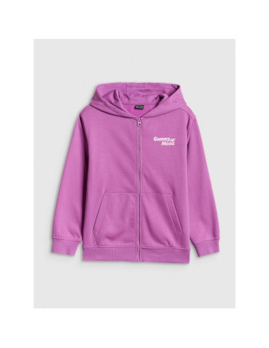 Bluza dresowa loose z kapturem dziewczęca 4f 4fjrss26tswsf2902-51s