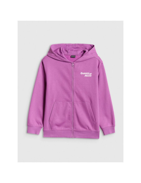 Bluza dresowa loose z kapturem dziewczęca 4f 4fjrss26tswsf2902-51s