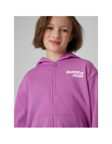 Bluza dresowa loose z kapturem dziewczęca 4f 4fjrss26tswsf2902-51s