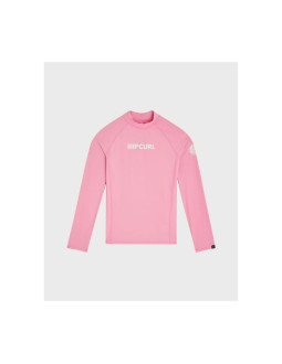 Lycra dziewczęca rip curl classic surf ls rashvest-girl różowa