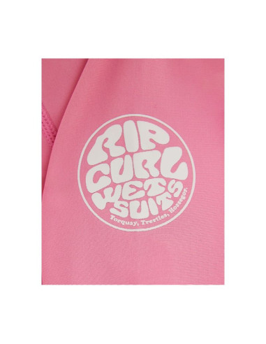 Lycra dziewczęca rip curl classic surf ls rashvest-girl różowa
