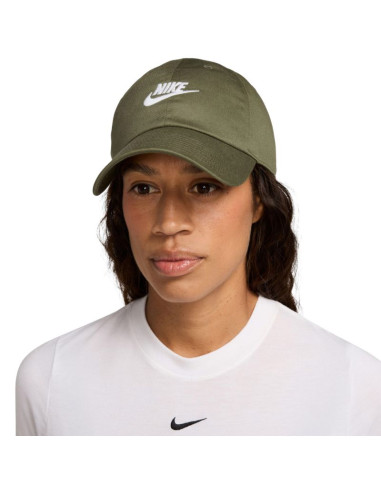 Czapka z daszkiem nike club oliwkowa fb5368 222