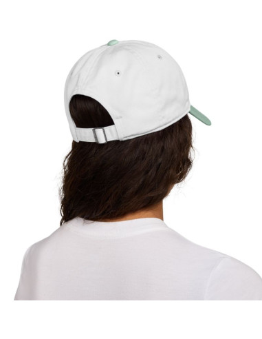 Czapka z daszkiem nike club biało-miętowa fb5368 105