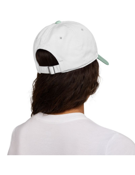 Czapka z daszkiem nike club biało-miętowa fb5368 105