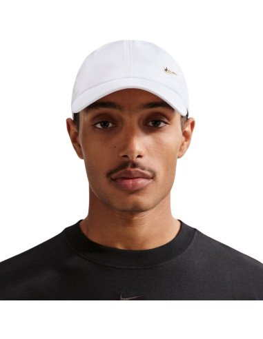 Czapka z daszkiem nike dri-fit club biała fb5372 101
