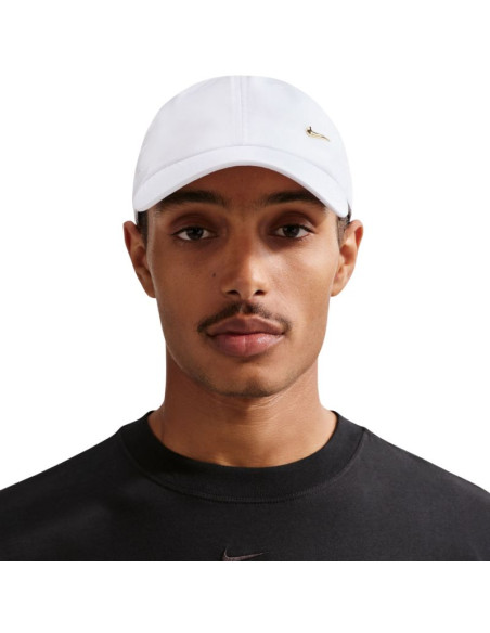 Czapka z daszkiem nike dri-fit club biała fb5372 101