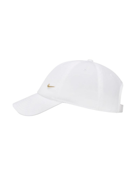 Czapka z daszkiem nike dri-fit club biała fb5372 101