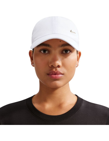 Czapka z daszkiem nike dri-fit club biała fb5372 101