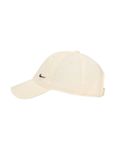 Czapka z daszkiem nike dri-fit club kremowa fb5372 115