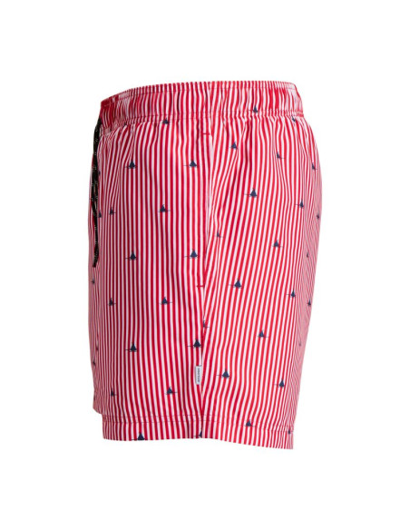 Jack&jones męskie kąpielówki jwharuba swim prints shorts 12206537 true red stripes