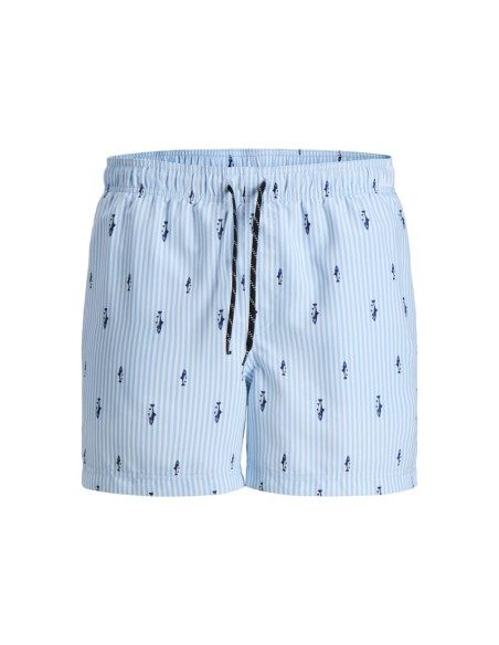 Jack&jones męskie kąpielówki jwharuba swim prints shorts 12206537 cashmere blue stripes