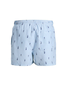 Jack&jones męskie kąpielówki jwharuba swim prints shorts 12206537 cashmere blue stripes 2