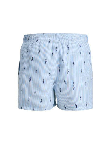 Jack&jones męskie kąpielówki jwharuba swim prints shorts 12206537 cashmere blue stripes