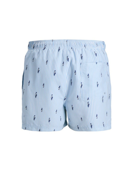 Jack&jones męskie kąpielówki jwharuba swim prints shorts 12206537 cashmere blue stripes