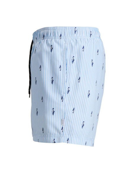Jack&jones męskie kąpielówki jwharuba swim prints shorts 12206537 cashmere blue stripes