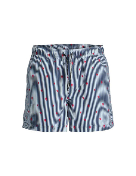 Jack&jones męskie kąpielówki jwharuba swim prints shorts 12206537 navy blazer stripes