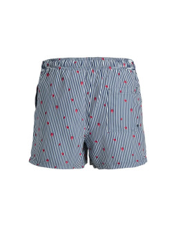 Jack&jones męskie kąpielówki jwharuba swim prints shorts 12206537 navy blazer stripes 2